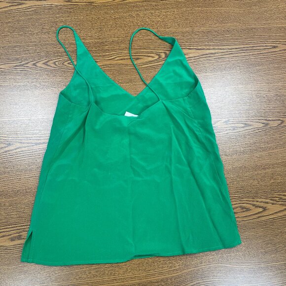 Ginia RTW 100% Silk Camisole, Kelly Green - NWT - Picture 2 of 6